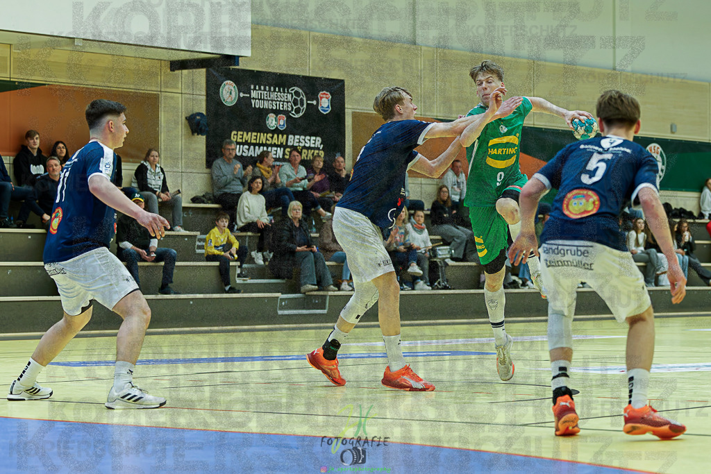 mJB Pokalrunde dt. Meisterschaft, TV Hüttenberg - TSV GWD Minden | mJB Pokalrunde dt. Meisterschaft, TV Hüttenberg - TSV GWD Minden am 15.03.2025 in Münchholzhausen (Sporthalle Münchholzhausen)Photo © 2025 - Jörg Heinrich - Realisiert mit Pictrs.com