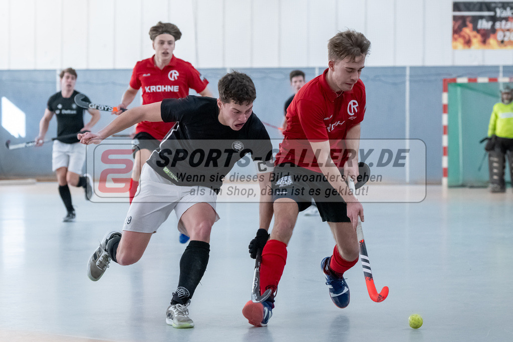 HK_20250202_102408 | 2. Bundesliga Halle Herren Club Raffelberg - Schwarz Weiss Köln am 2.2.2025 Halle am Raffelberg, Duisburg ,