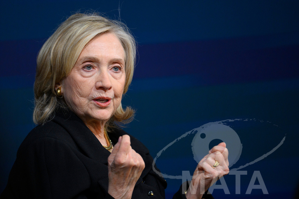 _DWA4096 | Die US-Politikerin Hillary Clinton auf der Veranstaltung Bridging Scholarship and Statecraft im Rahmen der Münchner Sicherheitskonferenz 2026. München, 13.02.2026 Bayern Deutschland  - Realisiert mit Pictrs.com