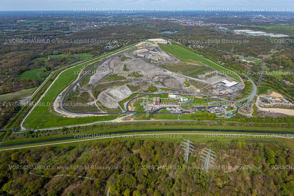 Gelsenkirchen230403499DeponieEmscherbruch | Luftbild, Zentraldeponie Emscherbruch ZDE, Fluss Emscher, Resser Mark, Gelsenkirchen, Ruhrgebiet, Nordrhein-Westfalen, Deutschland