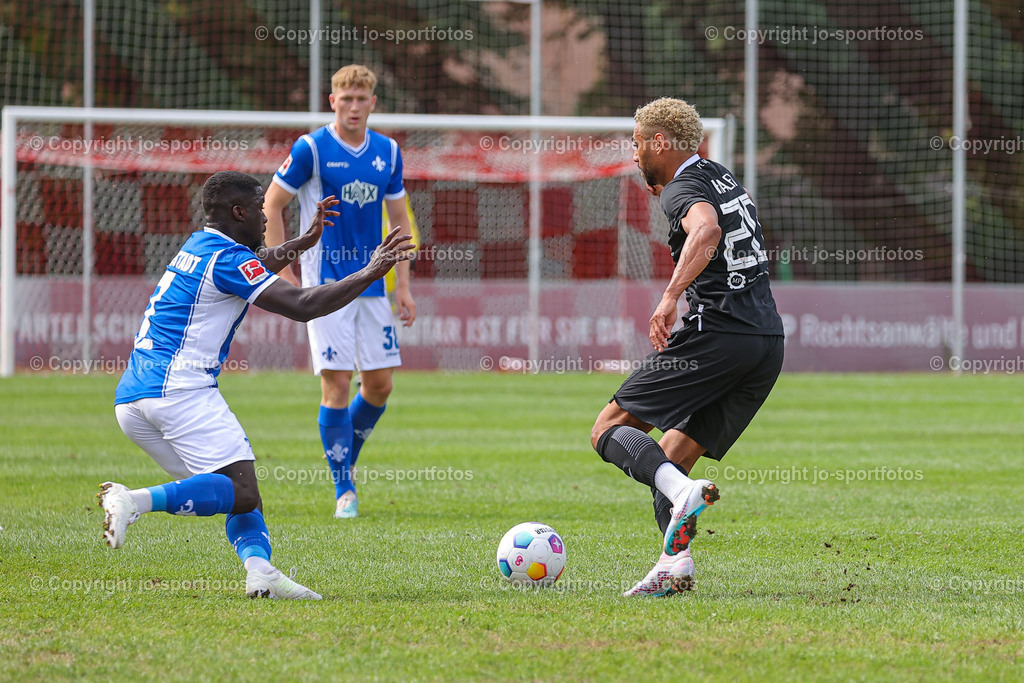 Giessen_Darmstadt (129) | 16.07.2023; Testspiel; Waldstadion Gießen; FC Gießen - SV Darmstadt 98; Ergebnis: 2:0 (0:0)