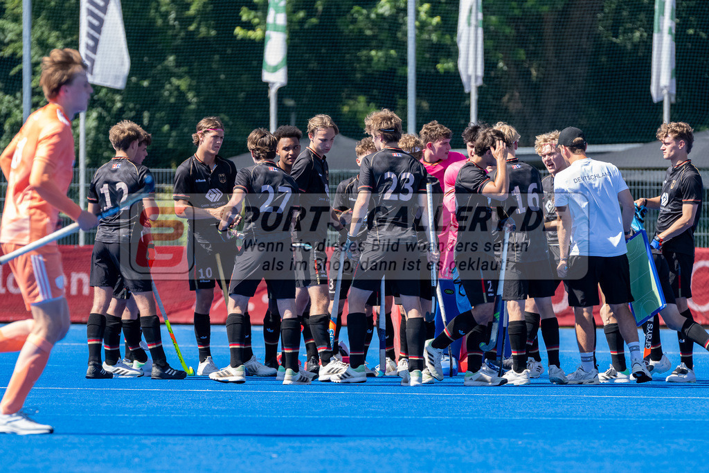 HK_20240628_102444 | MU18 Länderspiel Germany - Niederlande am 28.6.2024 Crefelder HTC, Krefeld ,