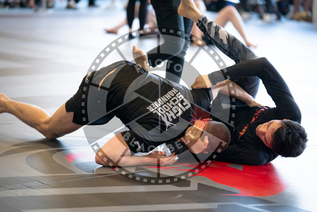 20240309PBB4911 | Fighters compete during the International Luta Livre (ILLCS) Spring Championship in Hannover, Germany, on March 9, 2024.