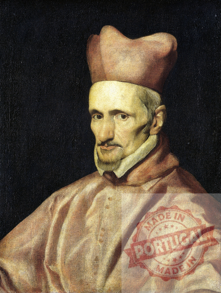 Diego Velazquez El Greco painting of Cardinal Fernando Niño de Guevara | Portrait painting depicting a Catholic cardinal wearing a pink biretta and ecclesiastical robes - Realisiert mit Pictrs.com