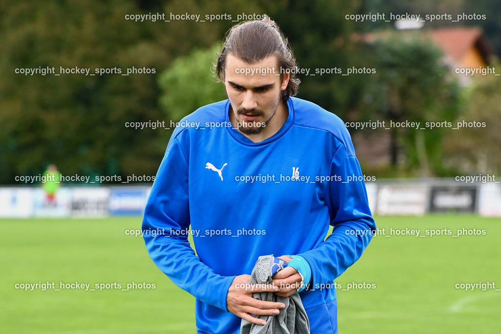SVG Bleiburg vs. SAK 23.9.2023 | #16 Miha Vidmar SVG Bleiburg, SVG Bleiburg vs. SAK 23.9.2023, SVG Bleiburg vs. SAK am 23.09.2023 in Bleiburg (Karl Kornberger Stadion), Austria, (Photo by Bernd Stefan)