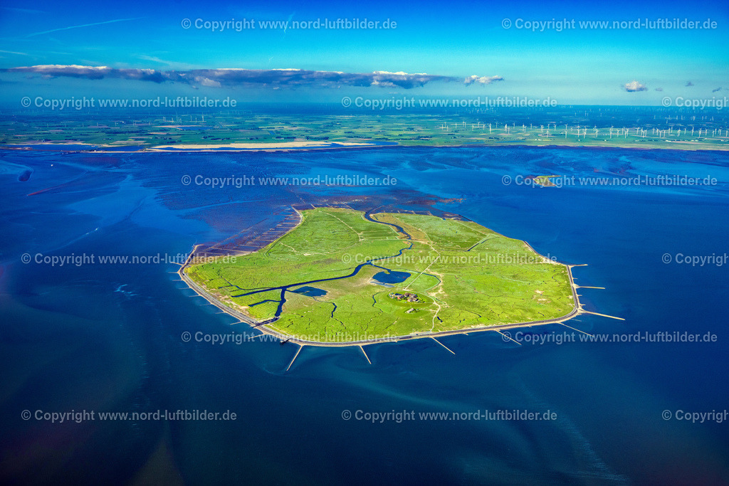 Gröde_Hallig_ELS_0734300523 | GRöDE 30.05.2023 Grasflächen- Strukturen einer Hallig- Landschaft im nordfriesischen Wattenmeer in Gröde im Bundesland Schleswig-Holstein, Deutschland. Kleine Insel im Nationalpark Wattenmeer. // Green space structures a Hallig Landscape of north sea in Groede in the state Schleswig-Holstein, Germany. Foto: Martin Elsen