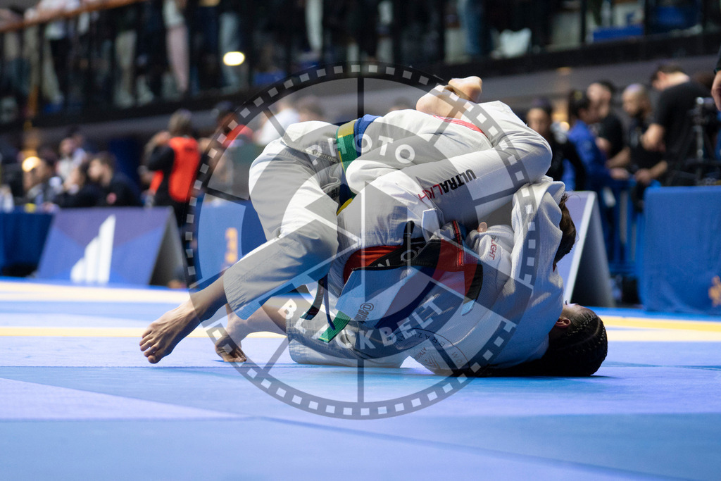 20240119PBB2150 | Fighters compete during the IBJJF European Championship in Paris, France, on January 19, 2024.