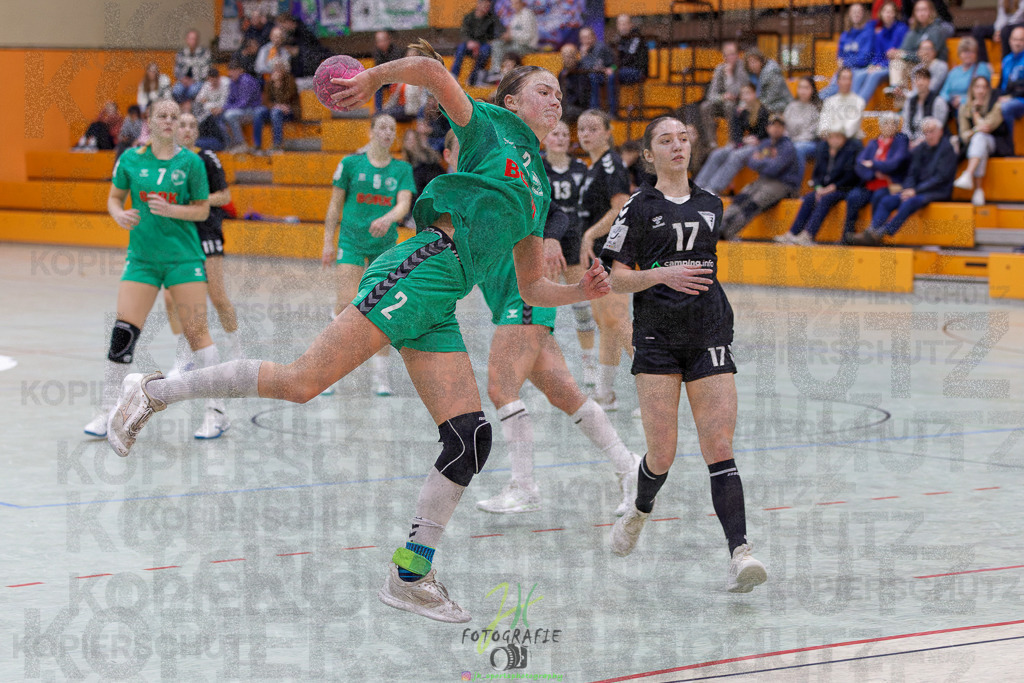 2024-10-19_359 | Jugendbundesliga B-Jugend weiblich; HSG Kleenheim/Langgöns - Longericher SC am 19.10.2024 in Oberkleen (Weidig-Halle) - Realisiert mit Pictrs.com