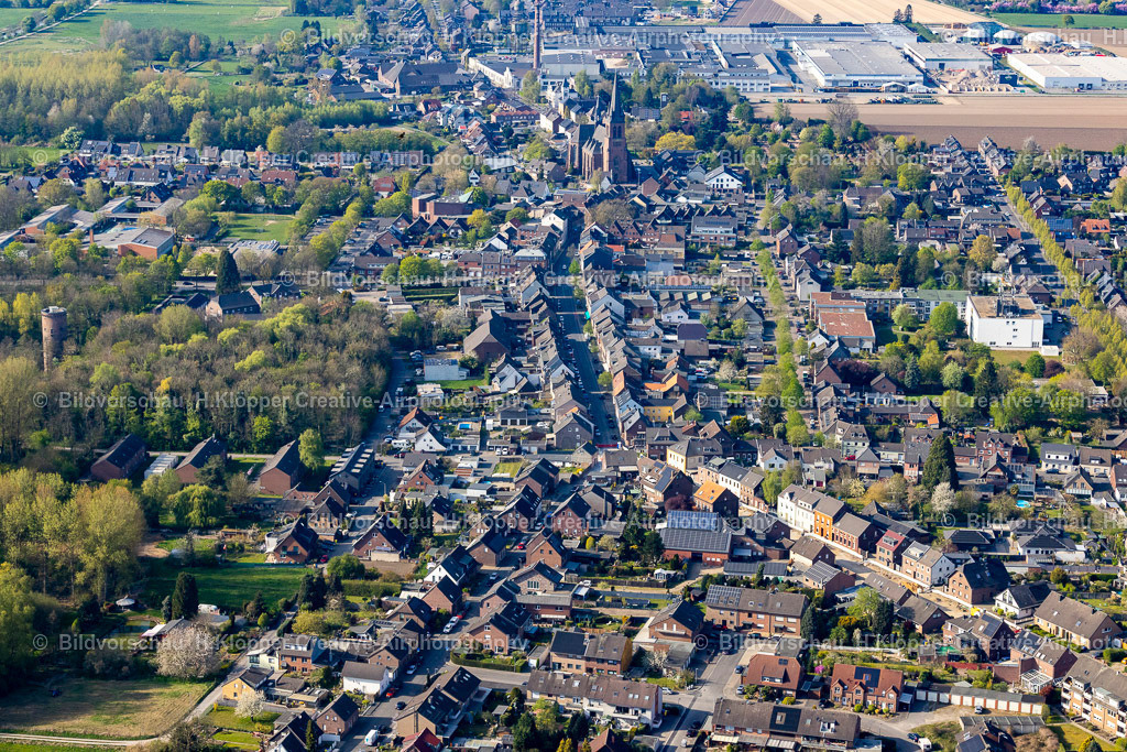Luftbilder Grefrath-0105 | Luftbildfotografie Luftbild Ortsansicht Grefrath Oedt - Realisiert mit Pictrs.com