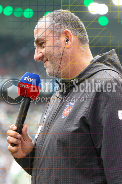 04.04.2026, GER, Fussball, Herren, 1. BL, Saison 2025/2026, Borussia Mönchengladbach - 1. FC Heidenheim | Trainer Frank Schmidt (Heidenheim) im Interview 