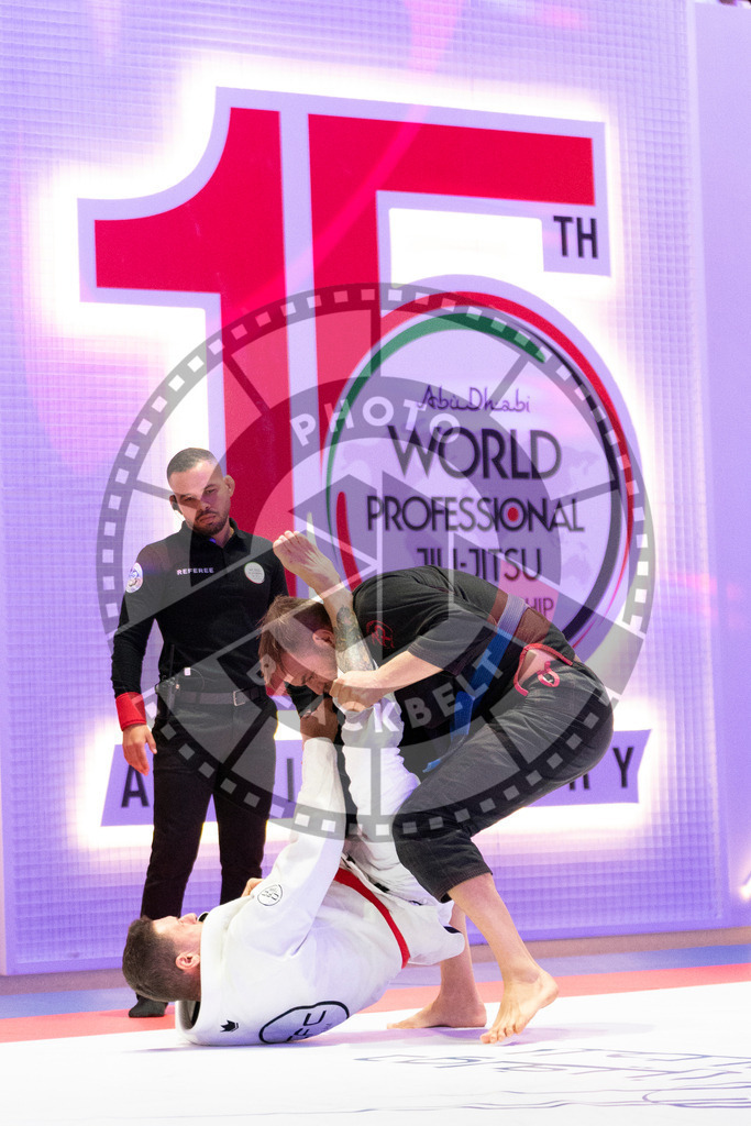 20231106PBB2513 | Fighters compete during the AJP World Master Championship in the Mubadala Arena in Abu Dhabi, Arab United Emirates, on November 6, 2023.