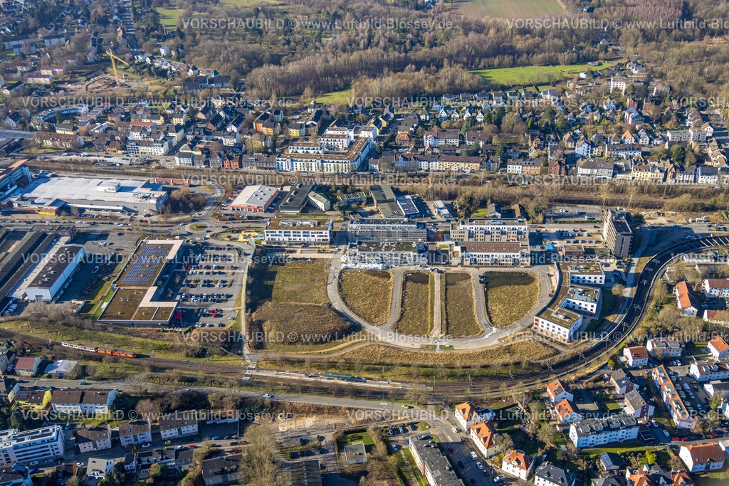 Dortmund240101495 | Luftbild, Baustelle mit Neubau Wohnhäuser Hombrucher Bogen, Barop, Dortmund, Ruhrgebiet, Nordrhein-Westfalen, Deutschland