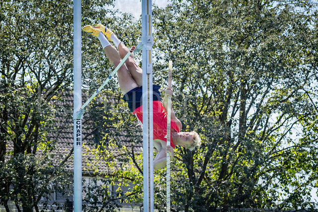 Multisport Event; Ratingen, 28.06.2026 | RATINGEN, GERMANY - JUNE 28, 2026 : Sven Jansons (NED / Netherlands) competing in the pole vault during the Multisport Event at Stadion Ratingen on June 28, 2026 in Ratingen, Germany.