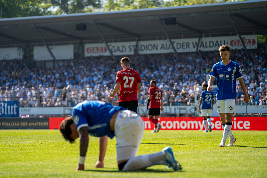Stuttgarter Kickers vs. SG Sonnenhof Großaspach, Fussball, WFV-Pokal, Finale, 23.05.2026 | Loris Maier (SG Sonnenhof Großaspach, #27),Stuttgarter Kickers vs. SG Sonnenhof Großaspach, Fussball, WFV-Pokal, Finale, 23.05.2026