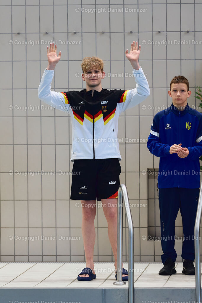 International Youth Diving Meet 2026 | Day 3 of 5 | International Youth Diving Meet 2026| Day 3 of 5 | 24.04.2026 | Youth diving competition featuring 1m and 3m springboard and platform at the Schwimmsportkomplex Freiberger Platz in Dresden.@ Domazer Photography - Realisiert mit Pictrs.com