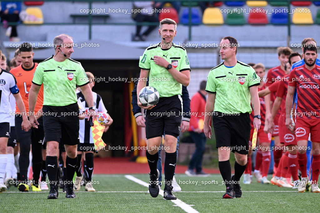 SV Spittal 1921 vs. SV St. Jakob  | Robert Patrick Nagele Referee, Martin Begusch Referee, Christoph Floredo Referee, SV Spittal 1921 vs. SV St. Jakob , SV Spittal 1921 vs. SV St. Jakob  am 20.09.2024 in Spittal an der Drau (Goldeck Stadion), Austria, (Photo by Bernd Stefan)
