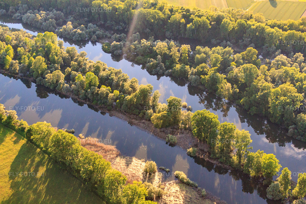 Vue aérienne: Réserve naturelle du Delta de la Sauer à Munchhausen dans le département Bas Rhin, France – .Photo: IMG_58005.jpg prise le 16/06/2013 par Werner Riehm/FLY-FOTO.eu – Résolution de l'original: 4752 x 3168 px