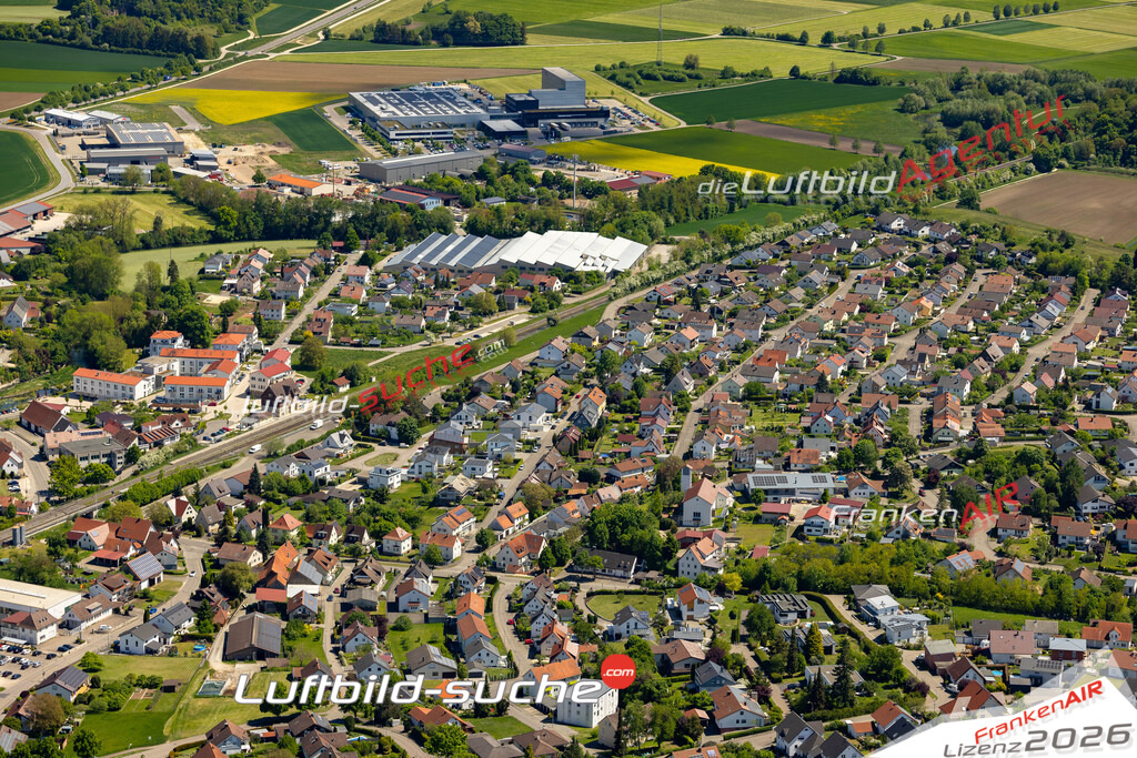 Luftaufnahme von  Hermaringen - Die Luftaufnahme wurde 2025 vom UL-Flugzeug heraus erstellt ( keine Drohne ) - Hochauflösende Luftaufnahme - für professionelle Ausdrucke geeignet. Die Geschenkidee !Mit Lizenz und Bildrechte bestellbar