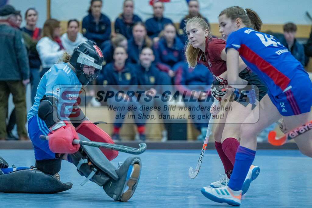 HK_20240303_109045 | Spiel um Platz 7 Deutsche Meisterschaft WU16 am 3.3.2024 Halle DHC, Düsseldorf ,