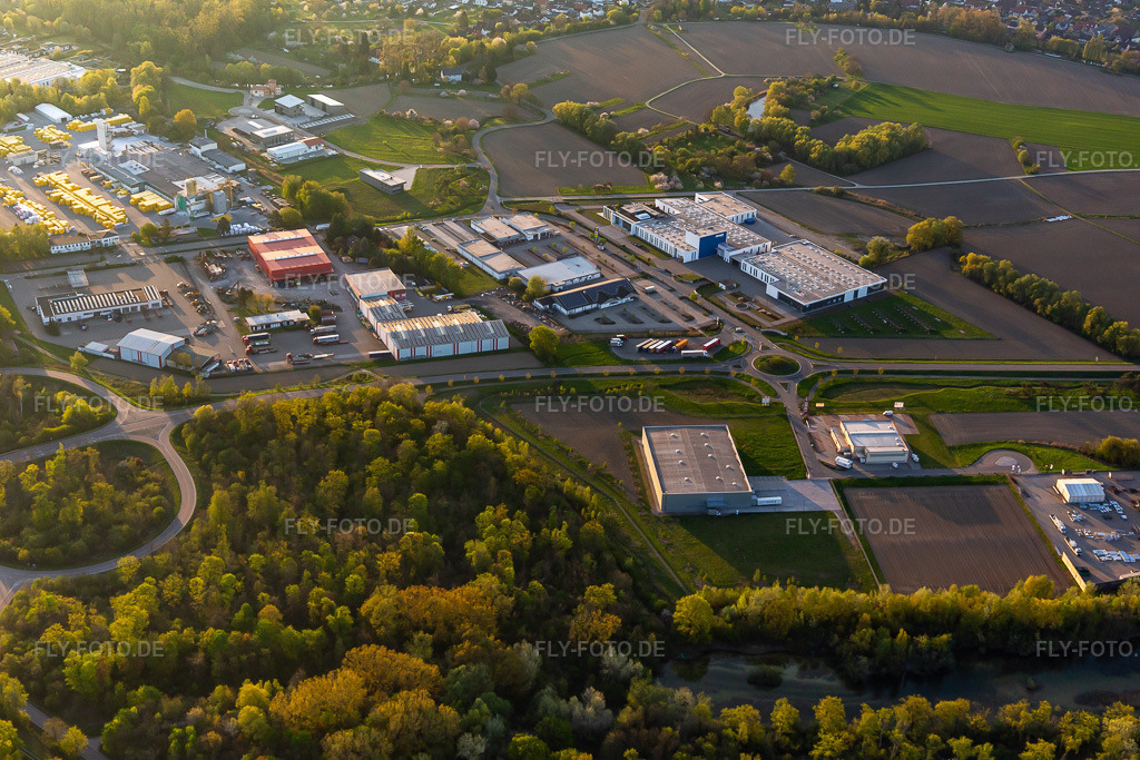 Luftbild: Zimmer Group, Mediaco im Ortsteil Freistett in Rheinau im Bundesland Baden-Württemberg in Deutschland. Foto: IMG_126551.jpg vom 25.04.2021 durch Werner Riehm/FLY-FOTO.de