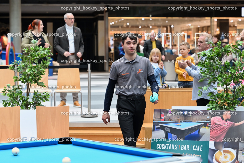 Pool Billard Bundesliga 2025 im ATRIO | Tobias Musil, Pool Billard Bundesliga 2025 im ATRIO, Pool Billard Bundesliga 2025 im ATRIO am 29.03.2025 in Villach (Atrio), Austria, (Photo by Bernd Stefan)