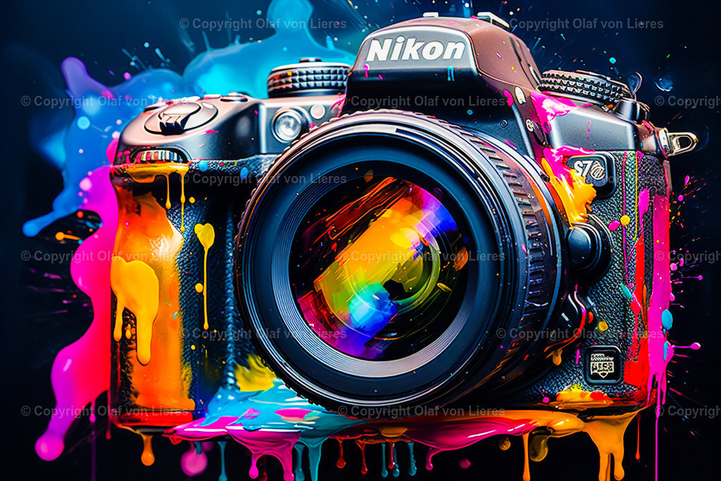 farbenfrohe Kamera | Fotoapparat farbenfroh