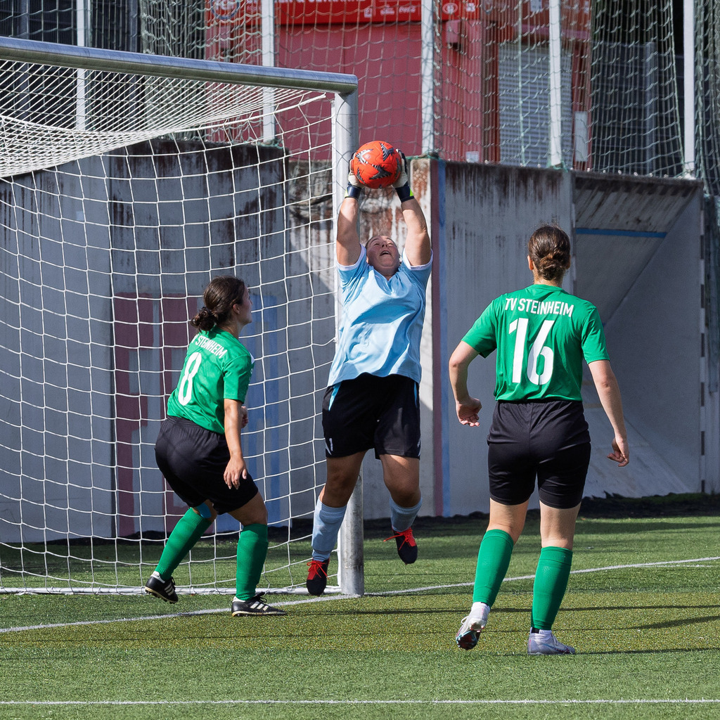 FCHSTE_250921_1458 | 1.FC Heidenheim 1846 II vs. TV Steinheim, Fußball, Frauen, Bezirksliga, 2025/2026, 2.Spieltag, 21.09.2025 in Heidenheim, Kunstrasen b. Voith-Arena West(Foto: Michael Bulling) - Realisiert mit Pictrs.com