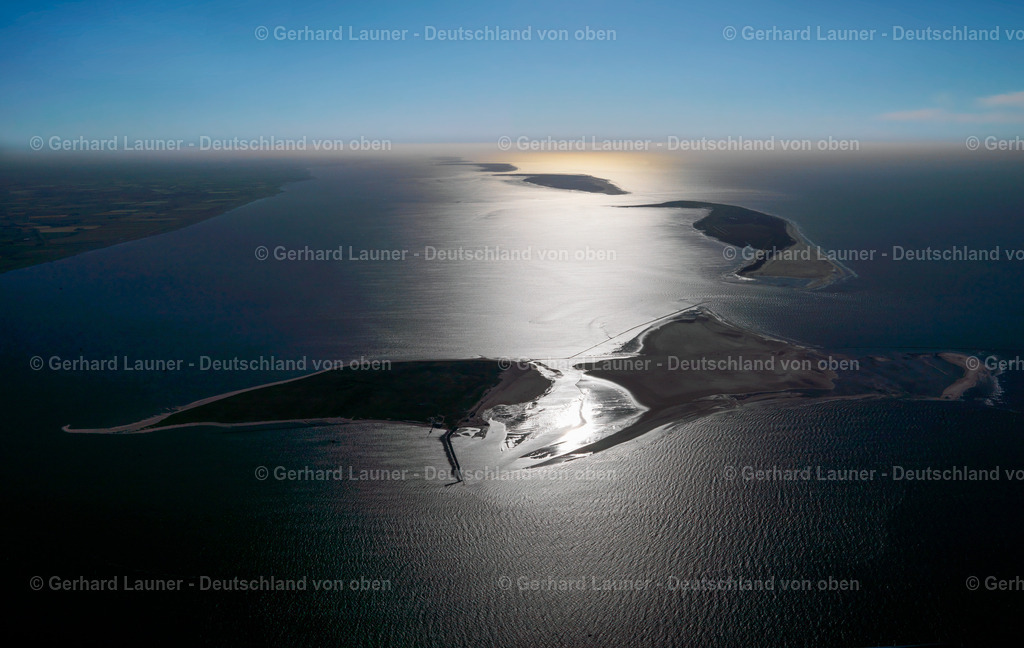 3091387 | Blick von Minseneroog über die Ostfriesischen Inseln  von Ost nach West, Nationalpark Niedersächsisches Wattenmeer