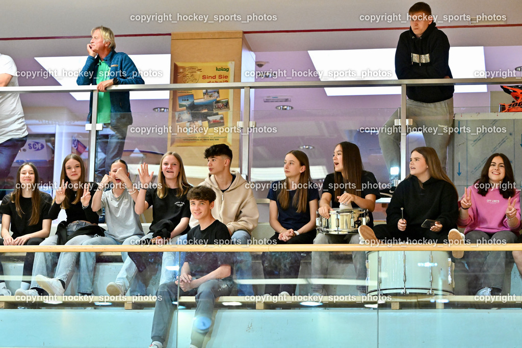 SC Ferlach vs. WAT Atzgersdorf | Besucher Ballspielhalle Ferlach, SC Ferlach vs. WAT Atzgersdorf, SC Ferlach vs. WAT Atzgersdorf am 12.05.2024 in Ferlach (Ballspielhalle Ferlach), Austria, (Photo by Bernd Stefan)