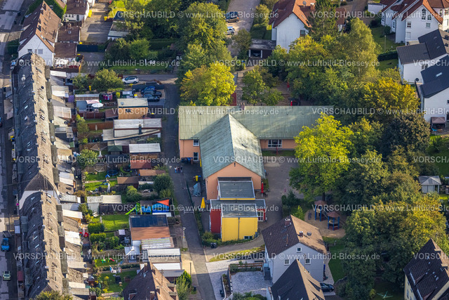 Kreuztal230911706 | Luftbild, Kindergarten Regenbogen, Eichen, Kreuztal, Siegerland, Nordrhein-Westfalen, Deutschland