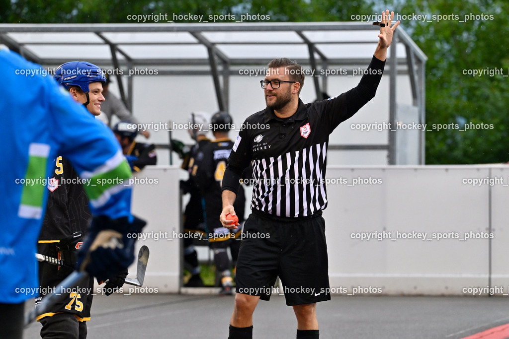 VAS Ballhockey Villach vs. ASKÖ Villach Ballhockey | Samrock Markus Referee, VAS Ballhockey Villach vs. ASKÖ Villach Ballhockey, VAS Ballhockey Villach vs. ASKÖ Villach Ballhockey am 28.05.2025 in Villach (Alpen Arena ), Austria, (Photo by Bernd Stefan)