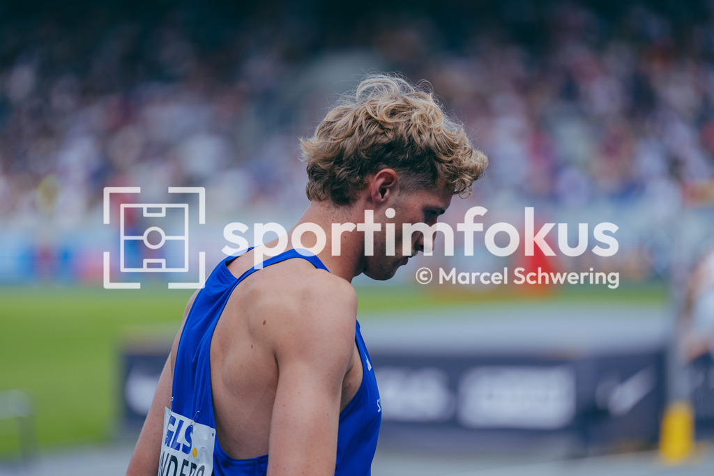 Deutsche Meisterschaften der Frauen und Männer 2026 | Manuel Sanders, TV Wattenscheid 01, 400-Meter-Lauf, Halbfinale, Deutsche Meisterschaften der Frauen und Männer 2026, Lohrheidestadion Bochum-Wattenscheid, 25.07.2026. Foto: Marcel Schwering / sportimfokus - Realisiert mit Pictrs.com