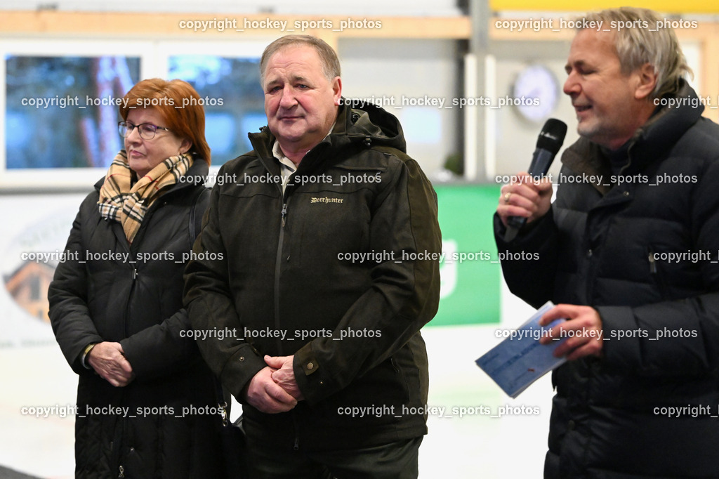 Eishallen Eröffnung Eberstein | Sport Presse Klub Kärnten Marijan VELIK, Eishallen Eröffnung Eberstein, Eishallen Eröffnung Eberstein am 07.12.2024 in Eberstein (Halle Eberstein), Austria, (Photo by Bernd Stefan)