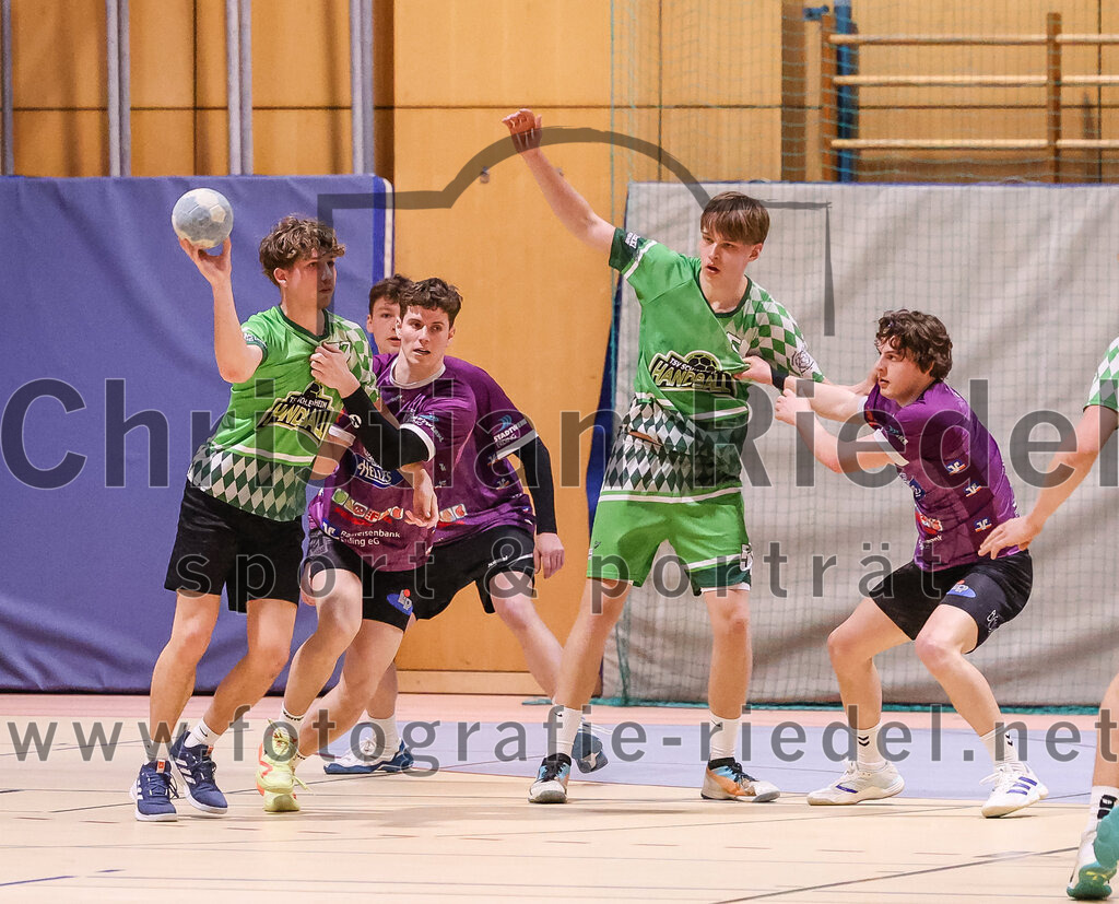 2025-03-15_081_SpVgg_Altenerding_gegen_TSV_Schleissheim | Erding, Deutschland, 15.03.2025:Handball, Bezirksoberliga Männer 2024 / 2025, 18. Spieltag, SpVgg Altenerding gegen TSV Schleißheim, Endergebnis: 32:27Foto: Christian Riedel / fotografie-riedel.net