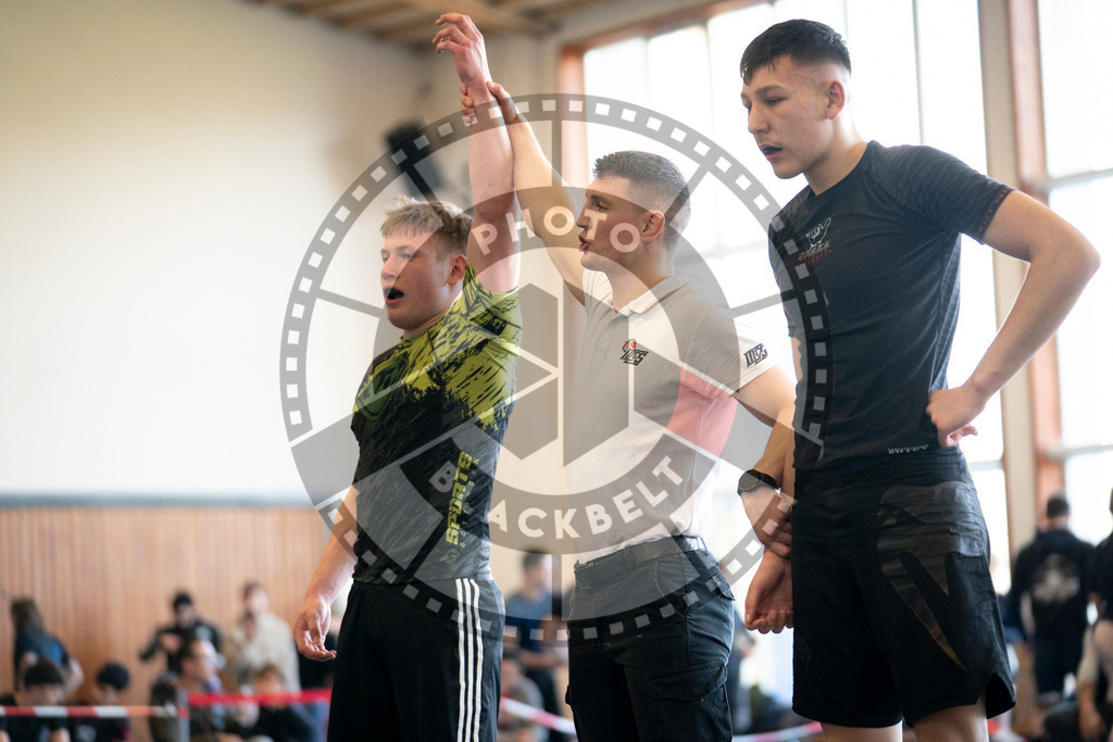 20240309PBB4858 | Fighters compete during the International Luta Livre (ILLCS) Spring Championship in Hannover, Germany, on March 9, 2024.