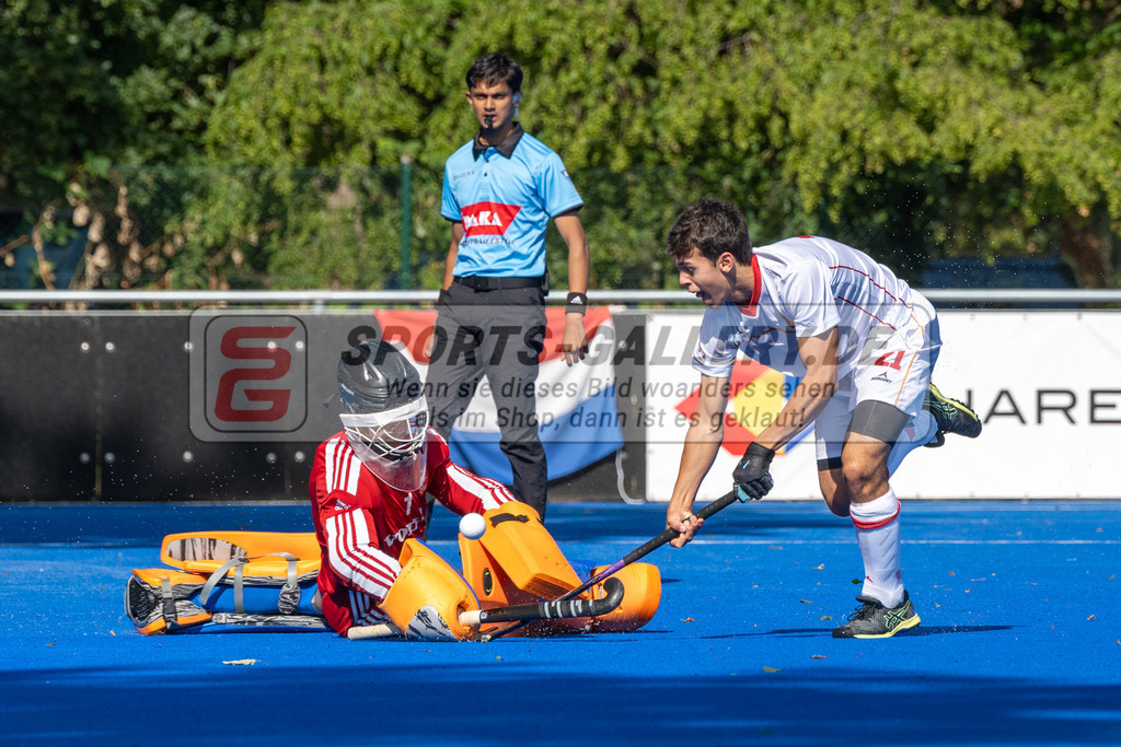 SFE_20230716_0080 | EuroHockey EM U18 Boys 3th 4th Netherlands vs Spain am 16.07.2023 in Krefeld (Gerd-Wellen-Hockeyanlage), Photo: Stephan Fehrmann 2023 (Sports-Gallery)