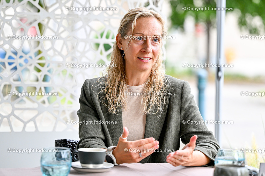 Agnes Sirkka Prammer (Die Gruenen_ NAbg)_ 26.08.2024-15 | 26.08.2024, Linz, AUT, Agnes Sirkka Prammer, im Bild Agnes Sirkka Prammer (Die Gruenen, NAbg)
