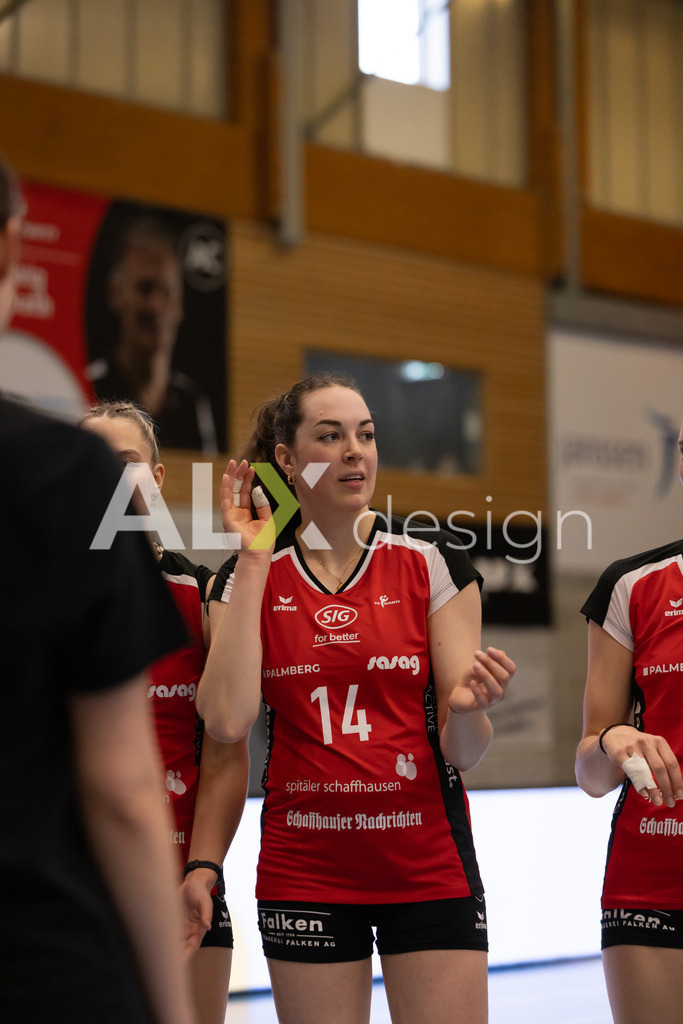Volleyball I Frauen I Saison 2025-2026 I Volleyball NLA | Women I 1/2 Finals I  VC Kanti Schaffhausen - Sm'Aesch Pfeffingen I 07.03.2026 | 14 Josipa Marković (HR) (VC Kanti Schaffhausen) – Aussen - Realisiert mit Pictrs.com