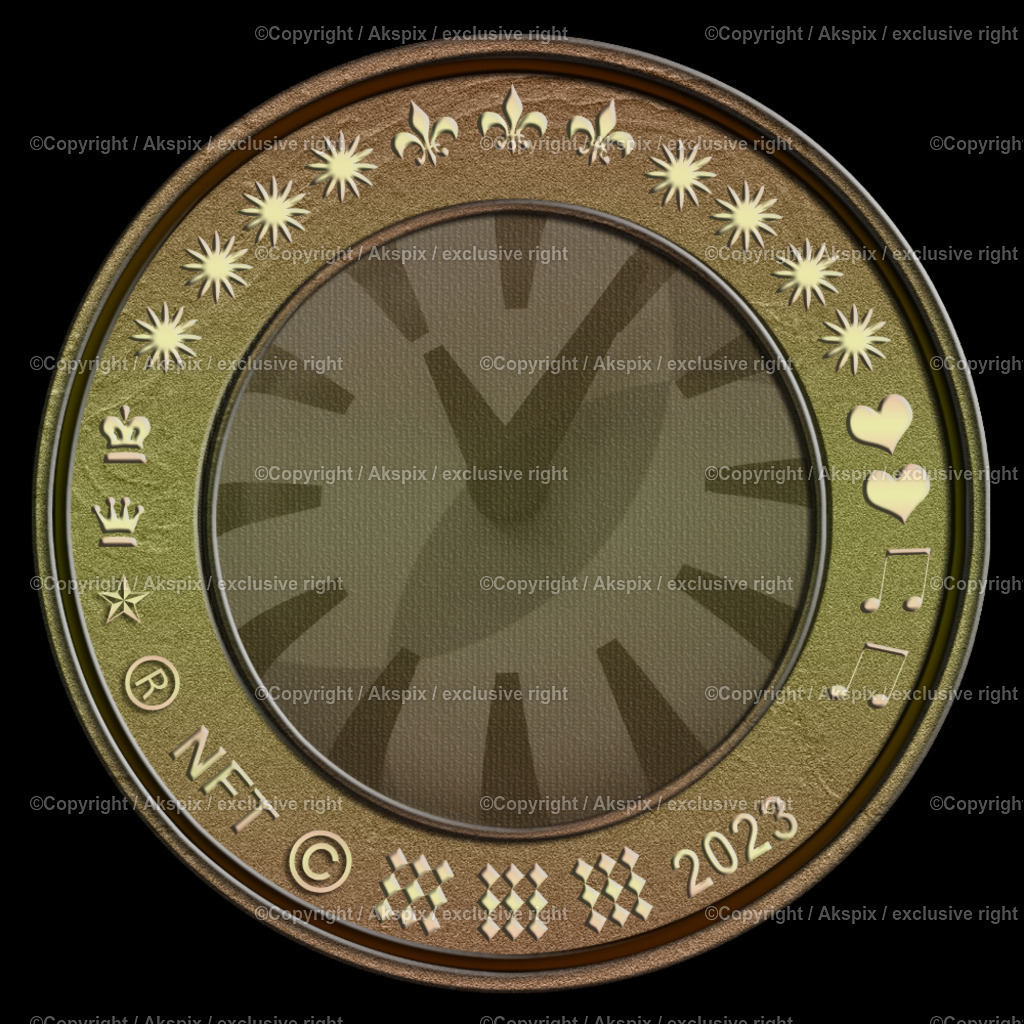 NFTs_Coin-Clock-2023 | Die Bildagentur Akspix ist eine Online-Bildagentur und bietet professionelles und kreatives Bildmaterial Royalty free und Rights Managed. Bildarchiv Akspix bietet eine große Auswahl an kreativen und klassischen Motiven.Frankfurt Fotograf, Fotoshooting