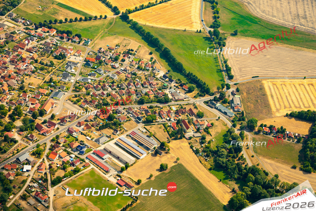 Die Luftaufnahme Haina - Römhild wurde 2022 vom Flugzeug aus (keine Drohne) erstellt. Hohe Auflösung -für große Poster und Wandbilder geeignet - Garantiert!