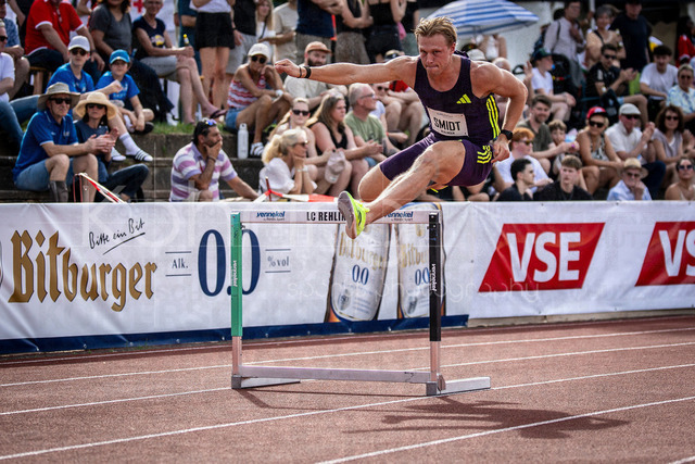61. Internationales Pfingstsportfest; Rehlingen-Siersburg, 24.05.2026 | REHLINGEN , GERMANY - MAY 24: Nick Smidt (NED/Niederlande), 400m hurdles during the 61. Internationales Pfingstsportfest on 24.05.2026 at the  Bungertstadion in Rehlingen-Siersburg (Saarland / Deutschland).