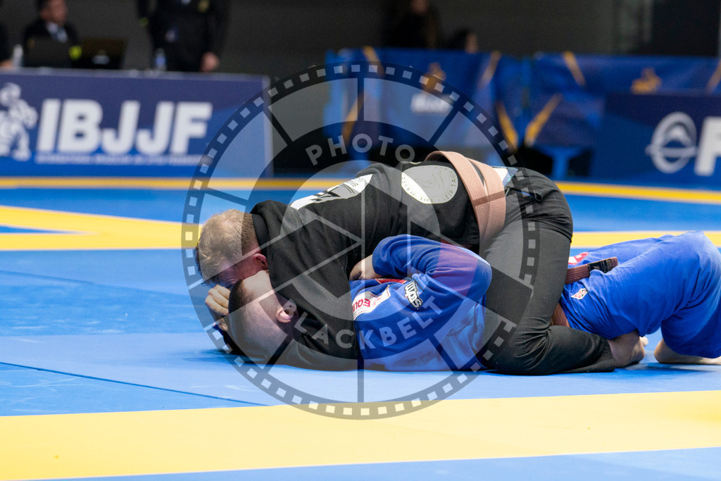 20240124PBB01054 | Fighters compete during the second day of the IBJJF European Championship in Paris, France, on January 24, 2024.