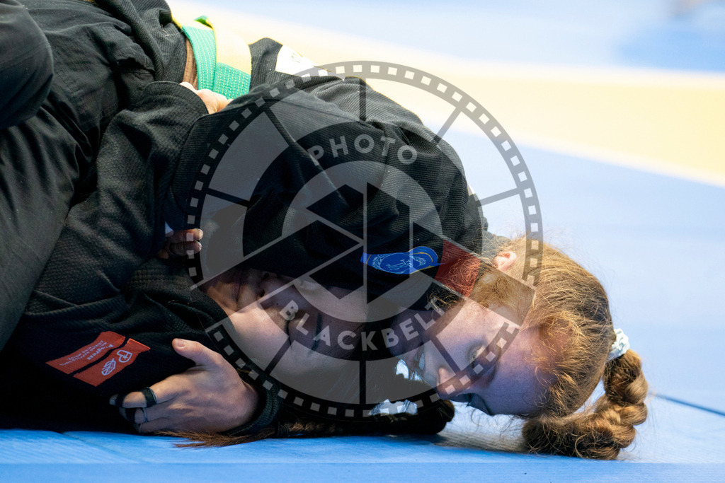 20240124PBB02159 | Fighters compete during the second day of the IBJJF European Championship in Paris, France, on January 24, 2024.