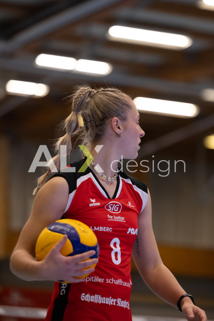 Volleyball I Frauen I Saison 2025-2026 I Volleyball NLA | Women I Round 16 I VC Kanti Schaffhausen - Viteos NUC I 31.01.2026 | 8 Lina-Marie Lieb (DE) (VC Kanti Schaffhausen) – Aussen - Realisiert mit Pictrs.com