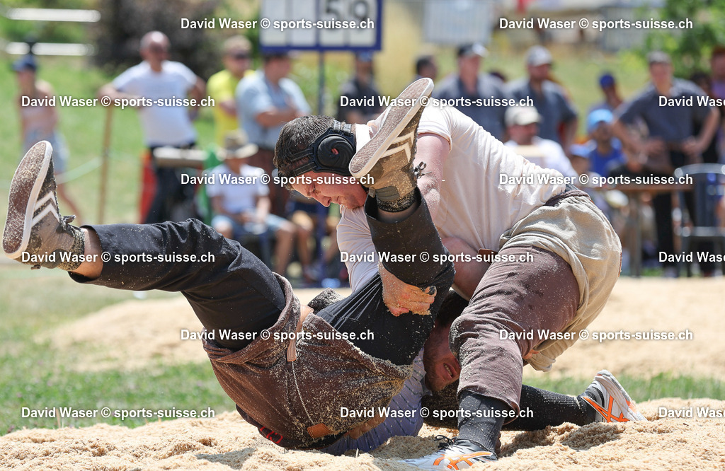 Borcard Johann __ Alpiger Nick ___ _ la F_te Romande de Lutte suisse _ Romanel-sur-Lausanne le 16.07.2023 Photos Waser David _ sports-suisse.ch _ (4) | sports-suisse.ch