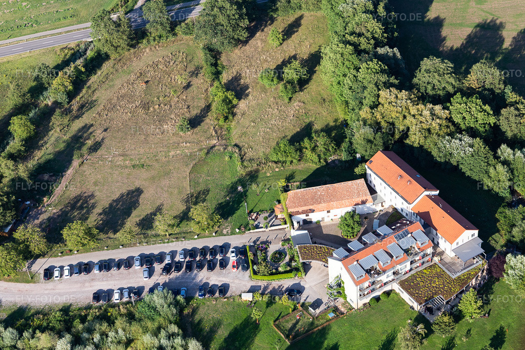 Luftbild: Zeiskamer Mühle in Zeiskam im Bundesland Rheinland-Pfalz in Deutschland. Foto: IMG_116668.jpg vom 14.08.2019 durch Werner Riehm/FLY-FOTO.de