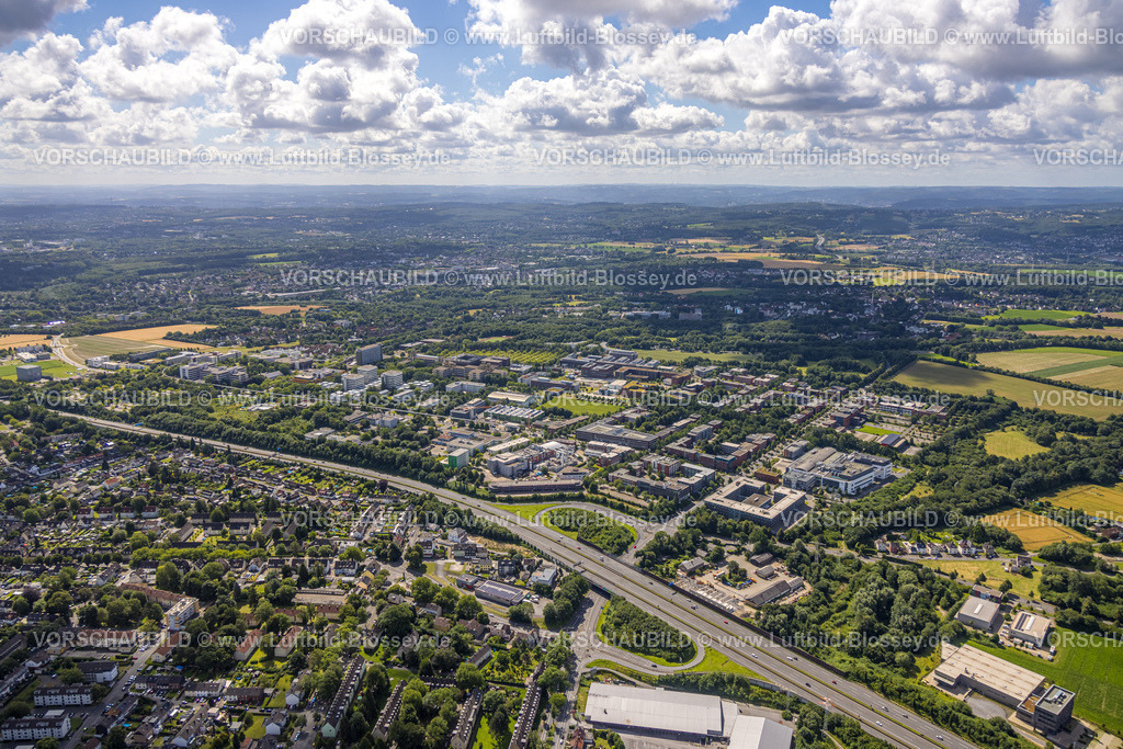 Dortmund240700495 | Luftbild, TU Technische Universität Dortmund TZDO Technologiezentrum Dortmund,  Gesamtübersicht, Eichlinghofen, Dortmund, Ruhrgebiet, Nordrhein-Westfalen, Deutschland