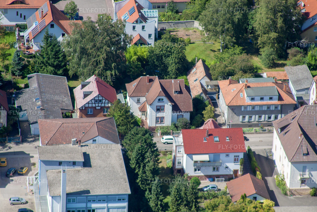 Luftbild: Bismarckstr in Kandel im Bundesland Rheinland-Pfalz in Deutschland. Foto: IMG_20600.jpg vom 30.08.2009 durch Werner Riehm/FLY-FOTO.de