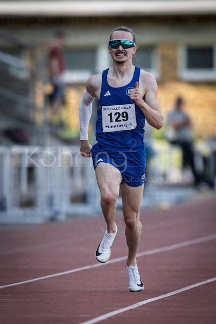 B&amp;S Kurpfalz Gala; Weinheim, 23.05.2026 | WEINHEIM, GERMANY - MAY 24: Maximilian Waldner (GER/Karlsruher SC) during the B&amp;S Kurpfalz Gala am 23.05.2026 at the  Sepp-Herberger-Stadium in Weinheim (Baden-Wuerttemberg / Germany).