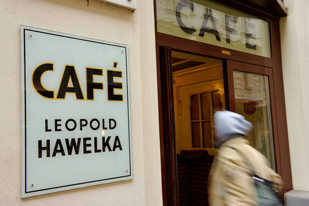 Cáfe Hawelka | Wien, Austria - December 02, 2011: Cáfe Hawelka. - Realisiert mit Pictrs.com